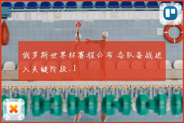俄罗斯世界杯赛程公布 各队备战进入关键阶段_1